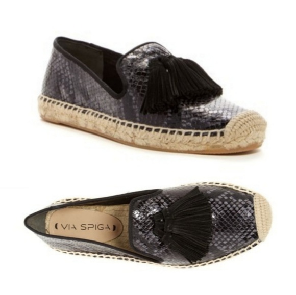 Via Spiga Shoes - Via Spiga Tassel Espadrille Loafers